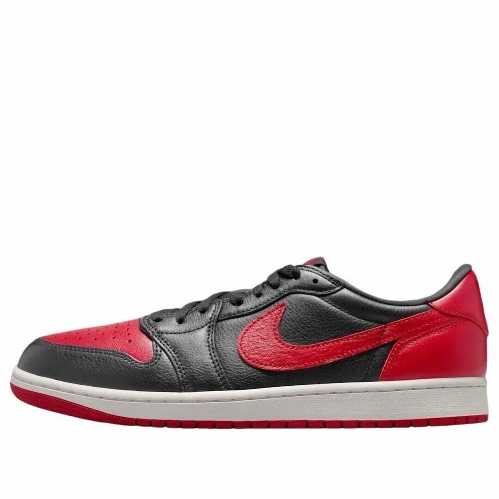 Size 12 Nike Air Jordan 1 Low OG Shoes Banned (2026) IW6276-001 Bred Black Red